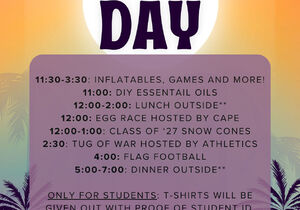 May Day: Inflatables, games, and food