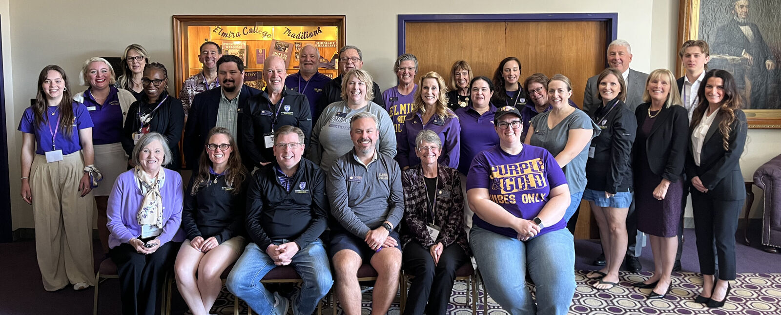 Current and returning Alumni Board Members at Reunion 2025.