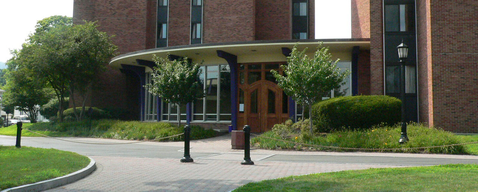 The entrance to The Towers