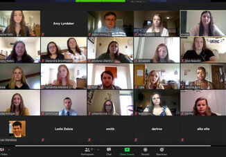 Elmira College circle of the Omicron Delta Kappa Inducts New Members