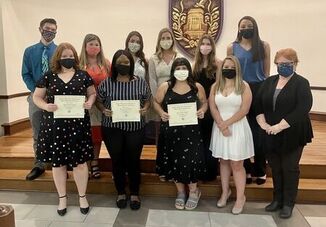 Students Inducted into Sigma Theta Tau Honor Society