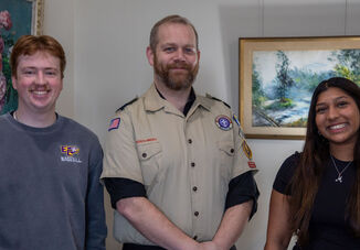 Two Student Leaders Become First Recipients of Elmira College Scout Award