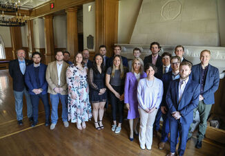 Students, Professors, and Business Professionals Inducted into Sigma Beta Delta