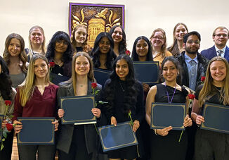 Twenty-Nine Elmira College Students Inducted Into Tri-Beta Honor Society