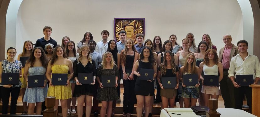 42 Students Inducted Into Phi Eta Sigma Honor Society