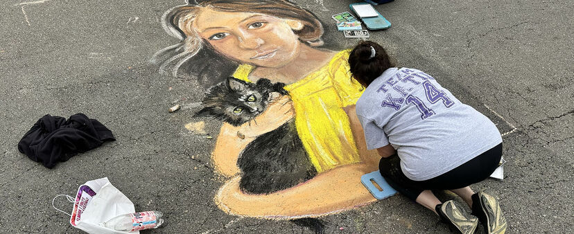 EC Paints the Town—One Chalk Line at a Time