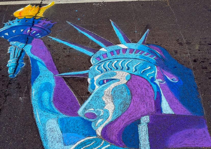 EC Paints the Town—One Chalk Line at a Time