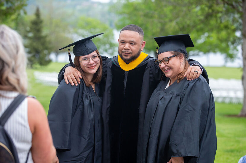 Larry Parker Gave Commencement Address At Keuka College