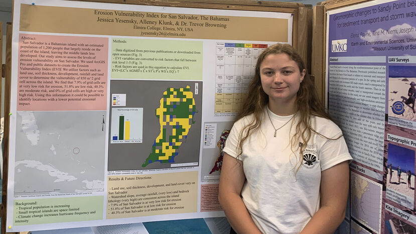 From Digital Maps to Real-World Impact:  A First-Year Student's Bahamas Research Adventure