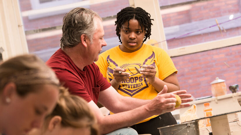 Grant from Arts Council Funds Ceramics Classes for Local High Schoolers at Elmira College