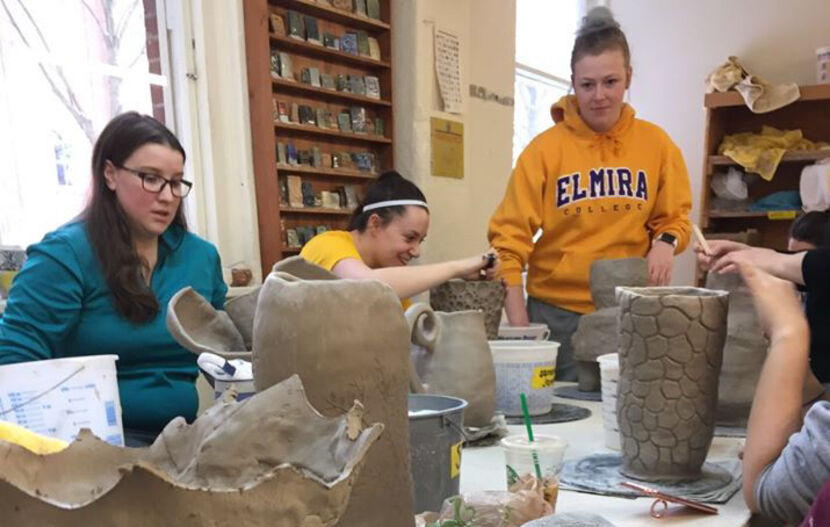 Grant from Arts Council Funds Ceramics Classes for Local High Schoolers at Elmira College