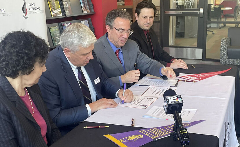 Graduating students from SUNY CCC Guaranteed Acceptance and Junior Standing at Elmira College   