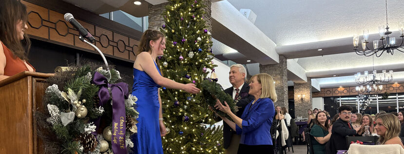 President Lindsay Receives Chemung Chamber Award