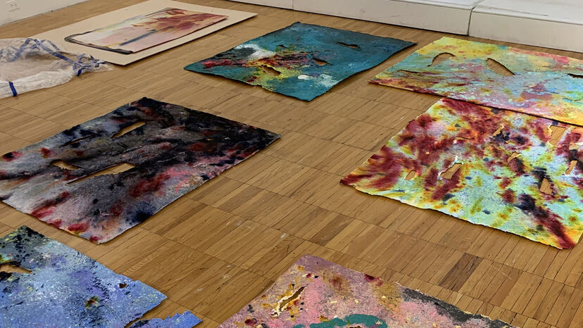 Breaking The Surface Art Show Opens In George Waters Art Gallery
