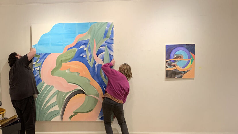 Breaking The Surface Art Show Opens In George Waters Art Gallery