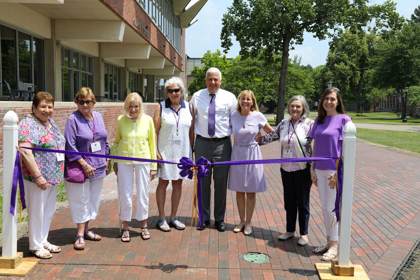 EC Class of 1963 Donates Patio To Enhance Outdoor Activities