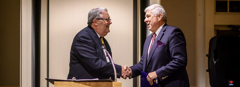 President Lindsay Receives Chemung Chamber Award