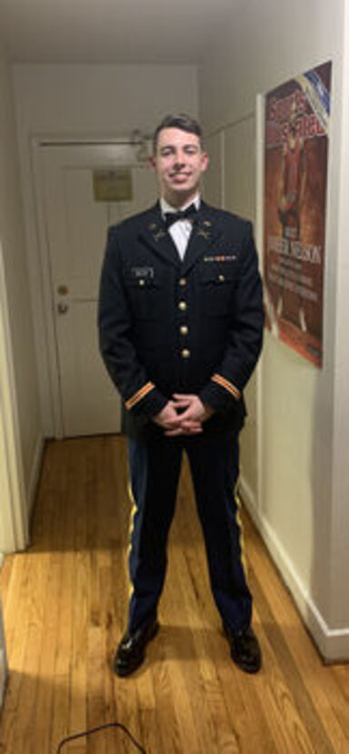 Miller Recognized in ROTC Commissioning