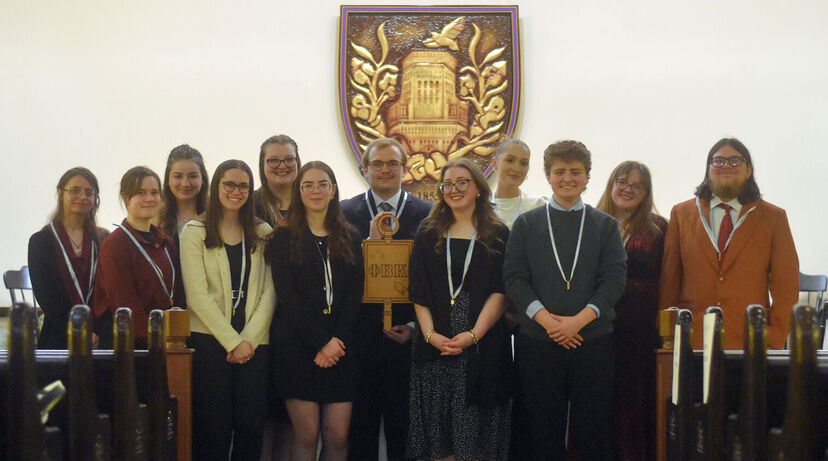 14 Students Inducted Into Phi Beta Kappa Honor Society