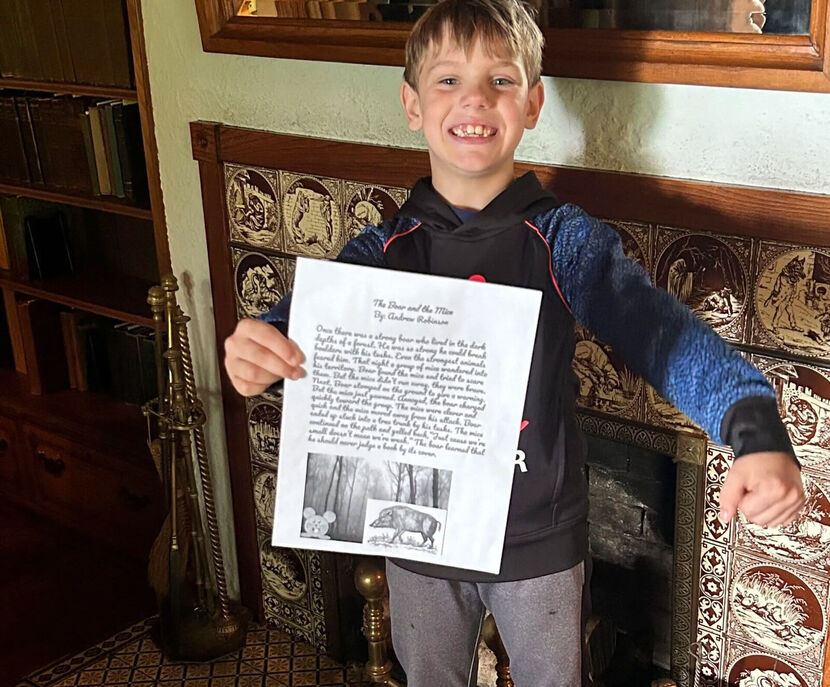 Young Writers Craft Tales Inspired by Quarry Farm Fireplace Tiles at Mark Twain Contest