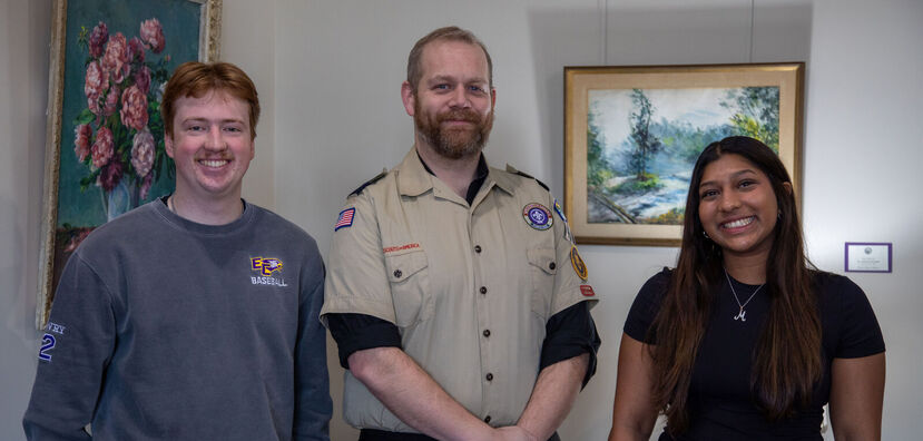 Two Student Leaders Become First Recipients of Elmira College Scout Award