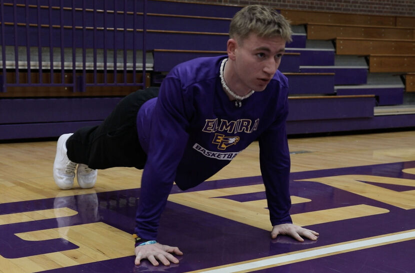 EC Student Honors Veterans Through Monthlong Pushup Challenge