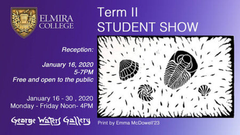 Term II Student Show Opens January 16