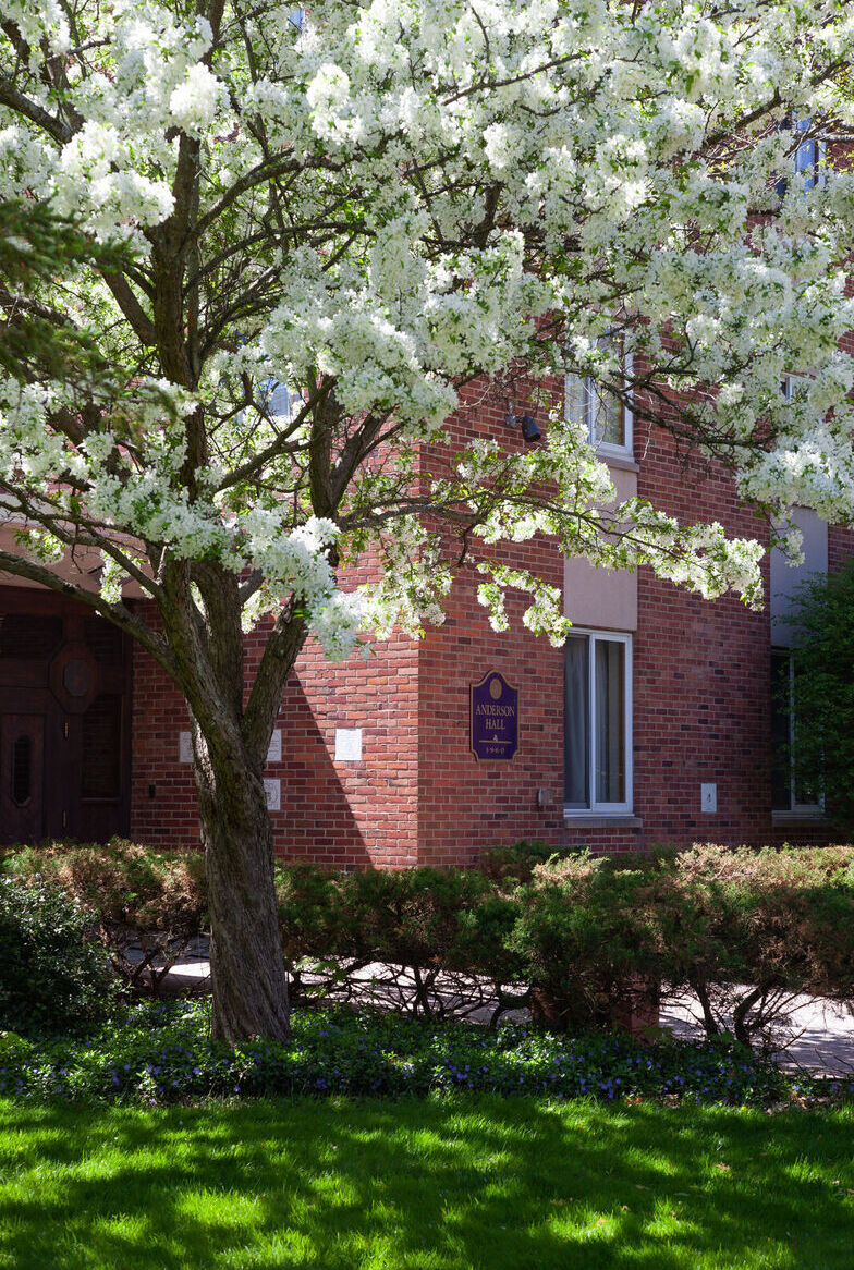 The exterior of Anderson Hall