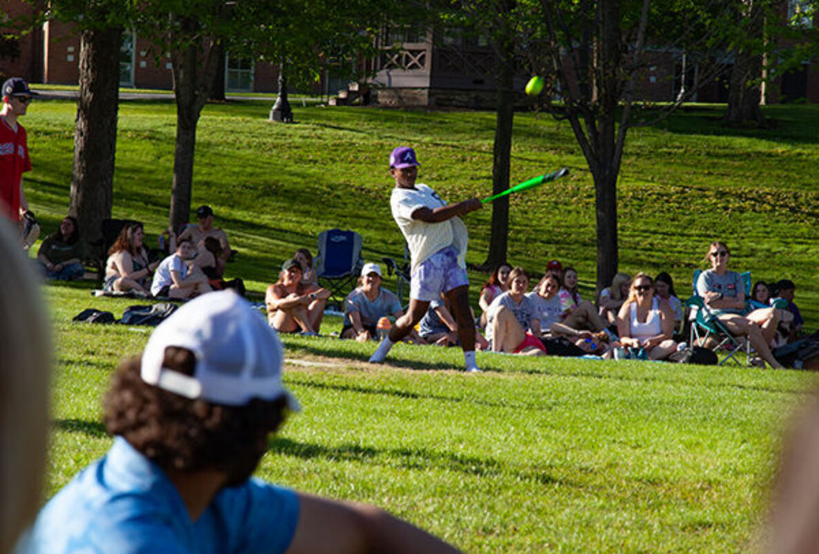 Students play Term III softball