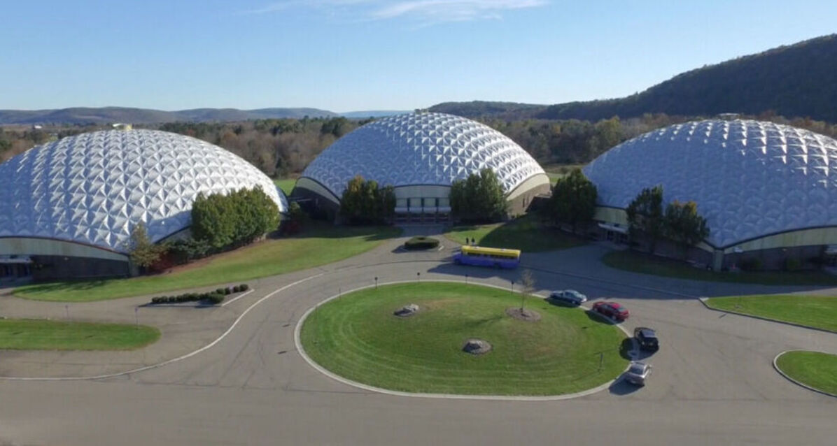 The three domes of the Murray Athletic Center