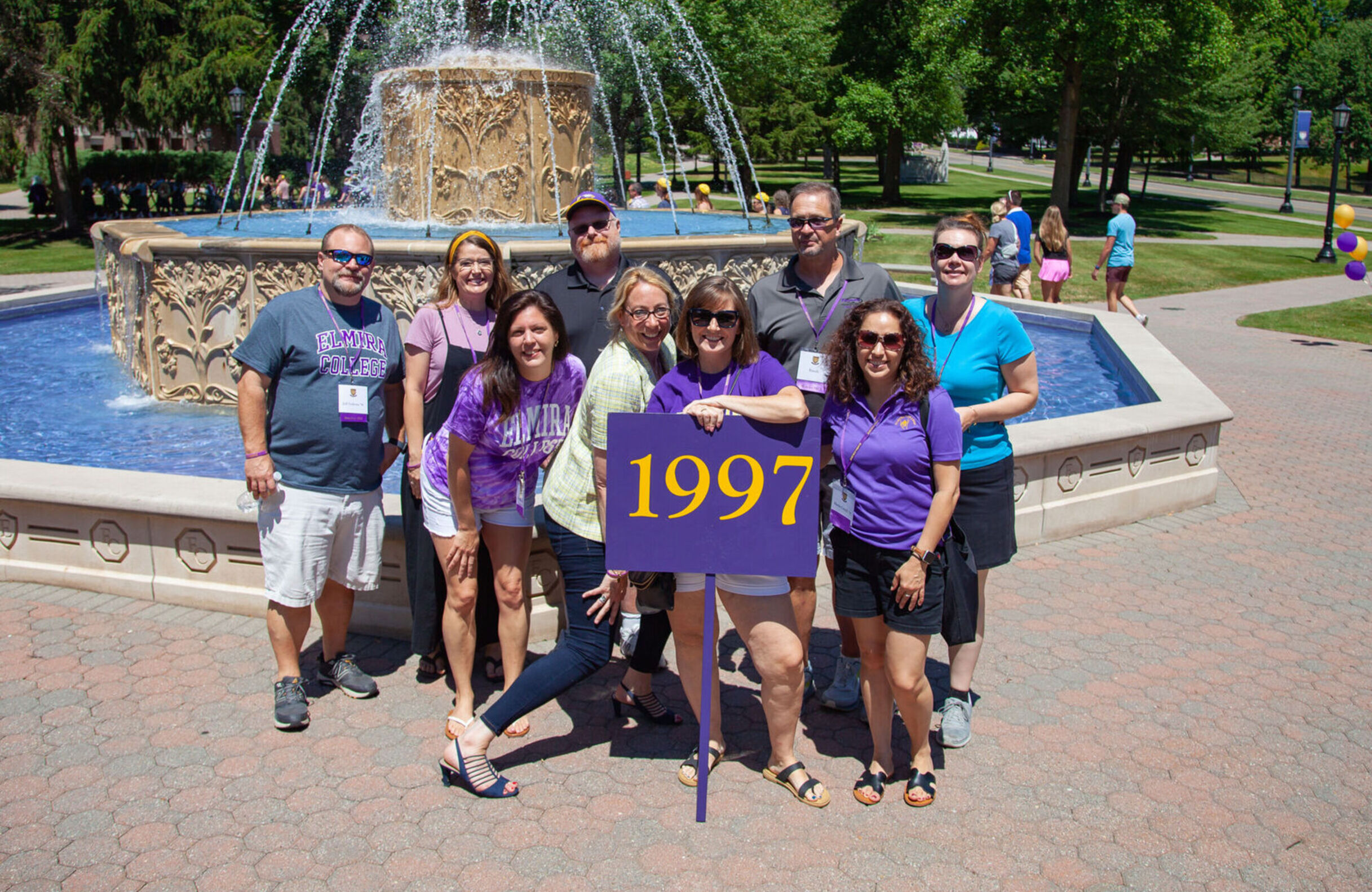 Members of the Class of 1997 during the Alumni Parade